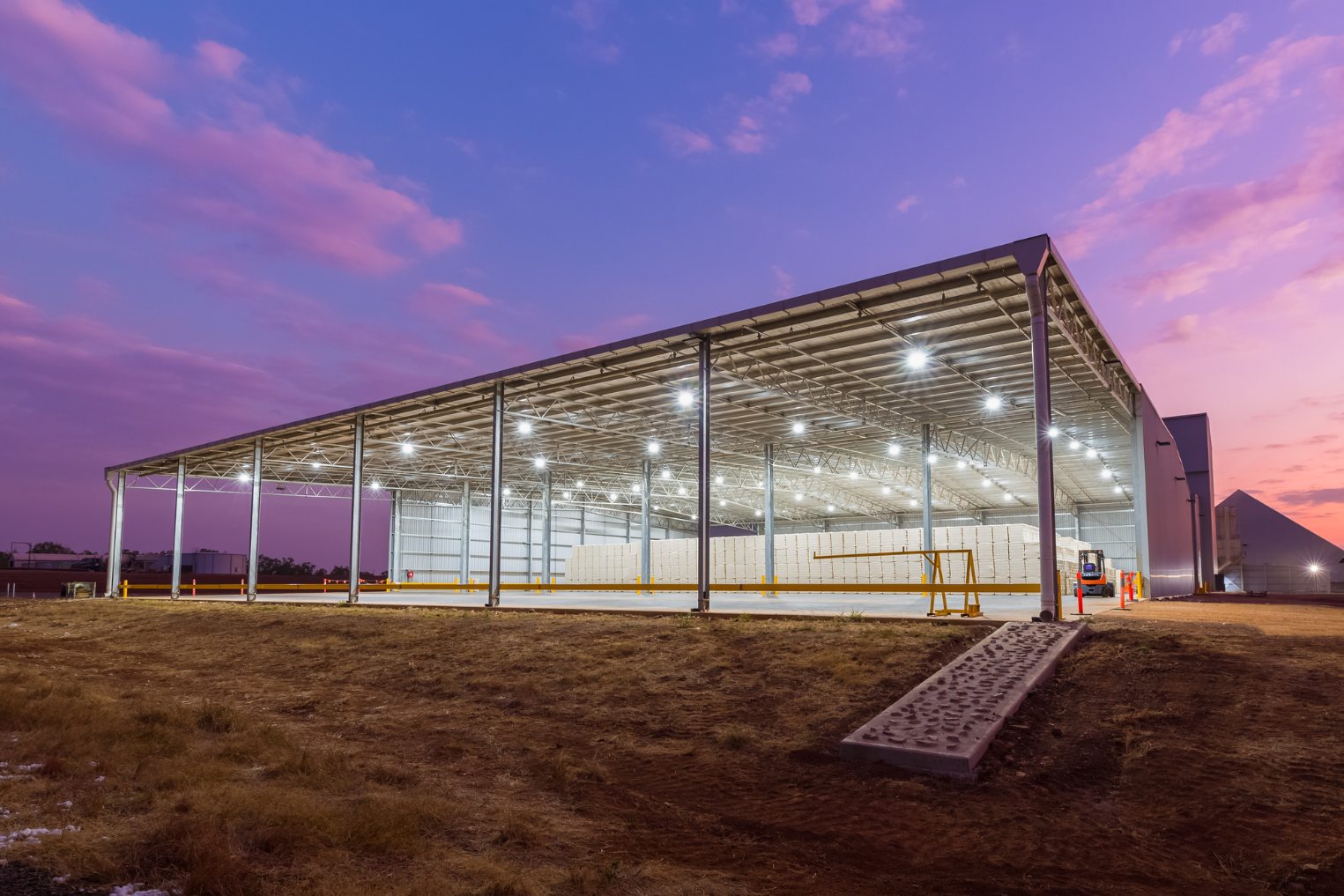 Northern Cotton Bale Storage Shed