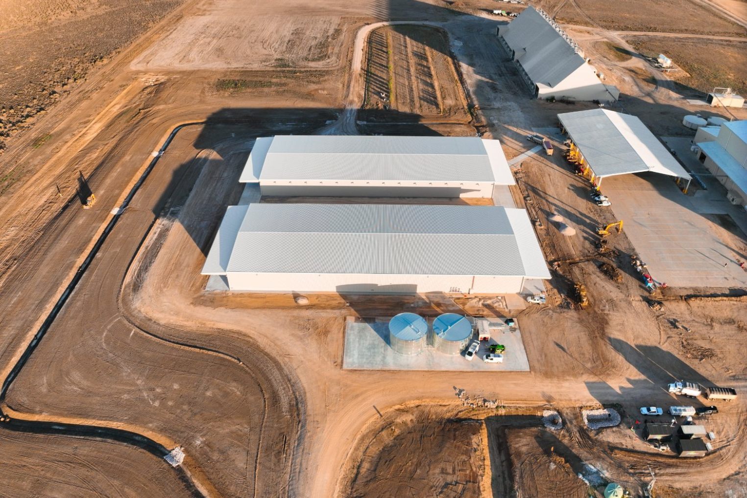 Australian Food and Fibre turnkey cotton bale storage shed, Hay NSW, by Entegra