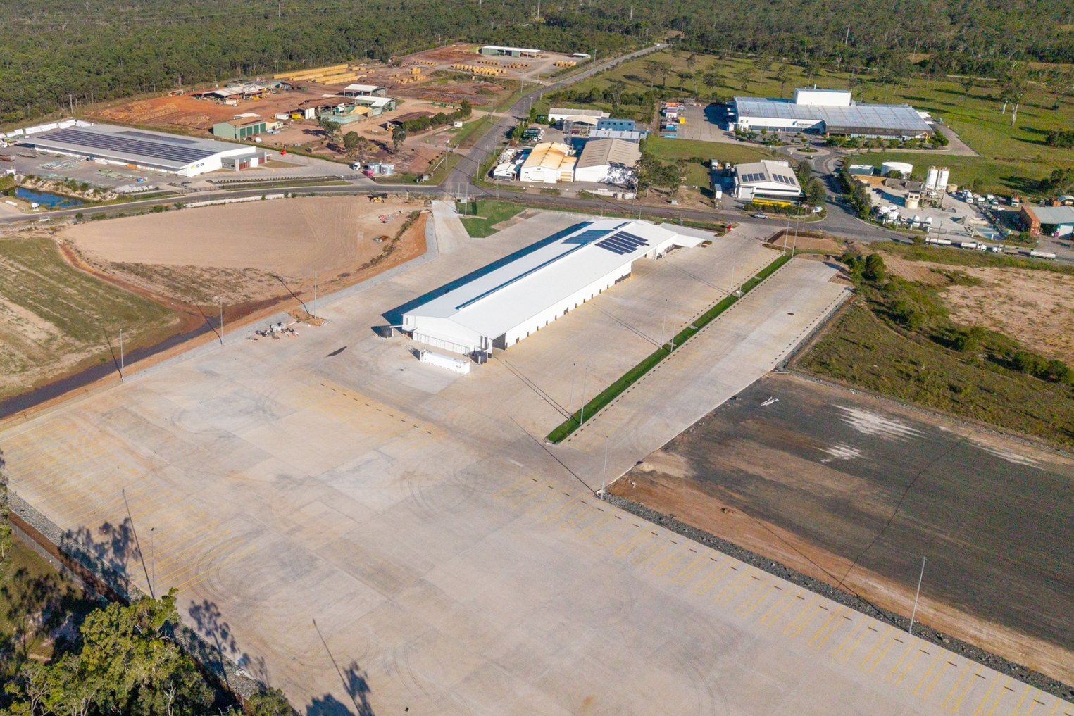 Richers Transport Freight Depot in Maryborough QLD