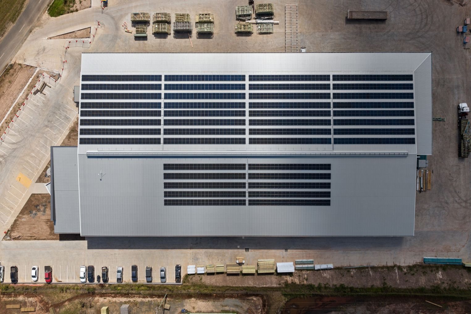 Spicer Trading Group, CQ Building Supplies' robotic manufacturing facility in Maryborough, QLD. Build by Entegra.